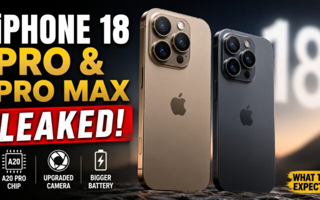 iPhone 18 Pro and Pro Max