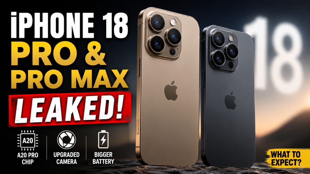 iPhone 18 Pro and Pro Max