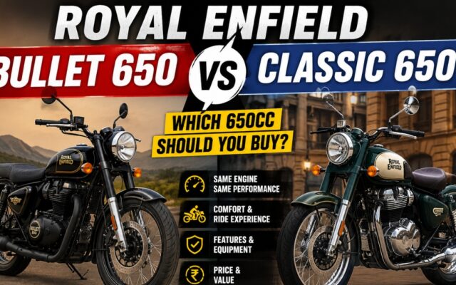 Royal Enfield Bullet 650 vs Classic 650