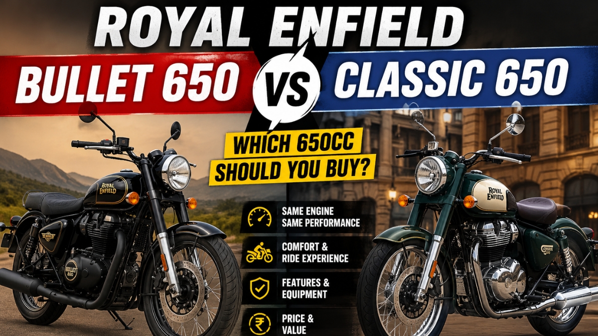 Royal Enfield Bullet 650 vs Classic 650