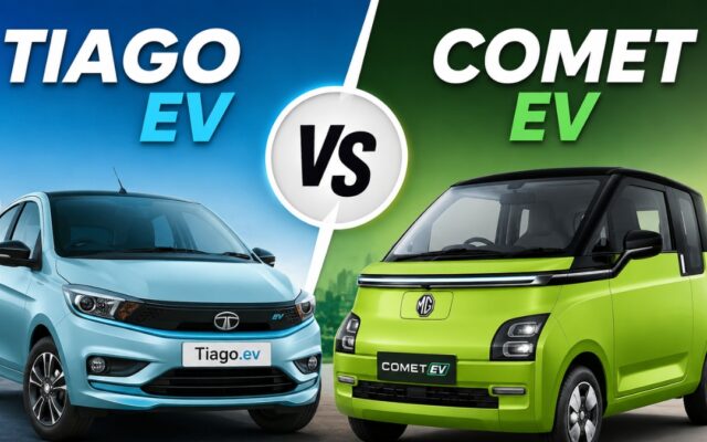 Tata Tiago EV Vs MG Comet EV