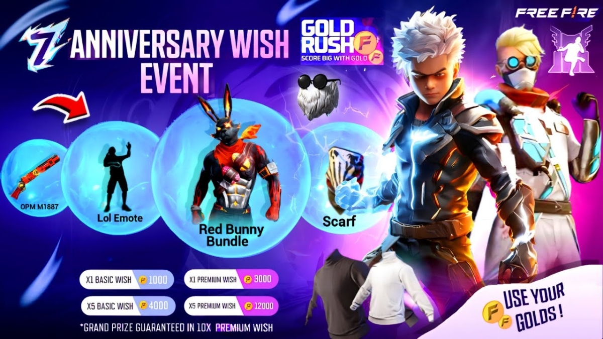 Free Fire 9th Anniversary Event