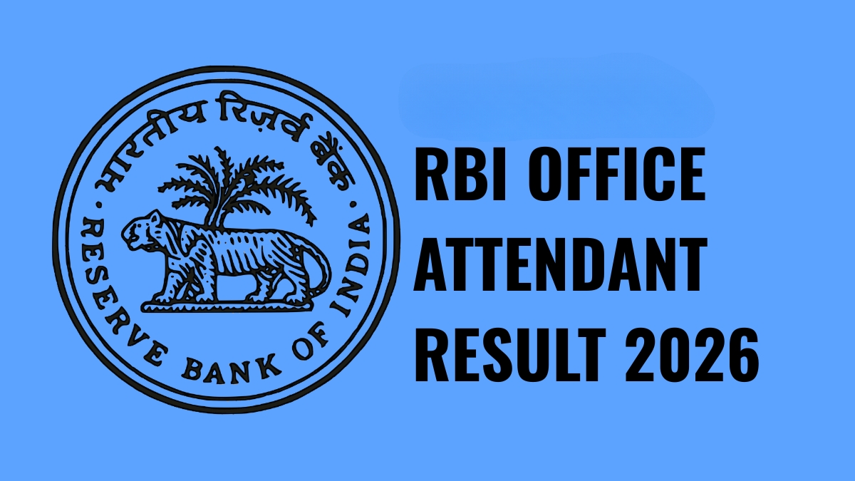 RBI Office Attendant Result