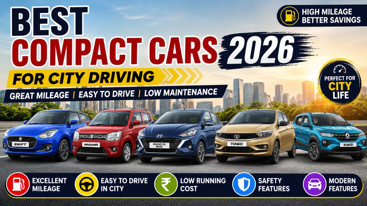2026’s Best Compact Cars for City Driving: Great Mileage, Easy Handling, and Everyday Comfort