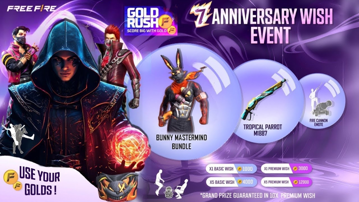 Free Fire 9th Anniversary Event
