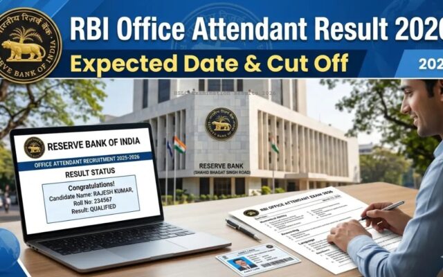 RBI Office Attendant Result