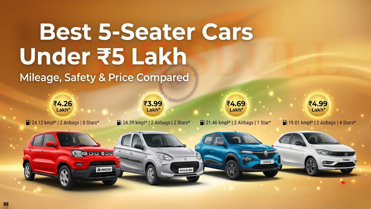 Top 4 Cheapest 5-Seater Cars