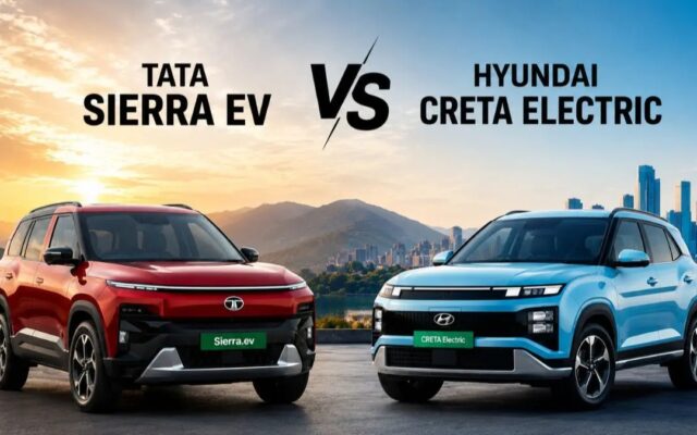 Tata Sierra EV vs Hyundai Creta Electric