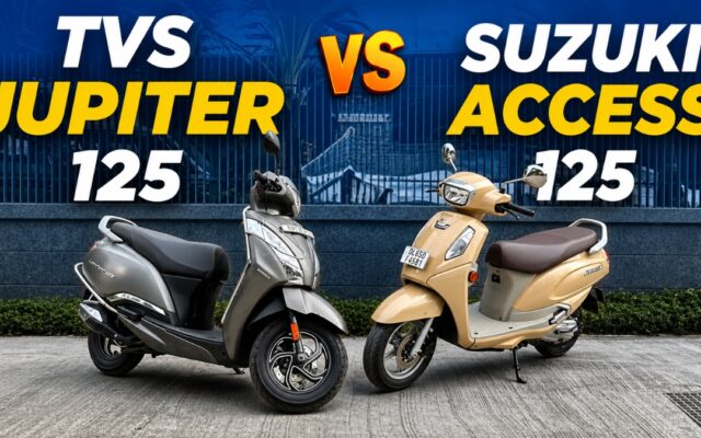Suzuki Access 125 vs TVS Jupiter 125