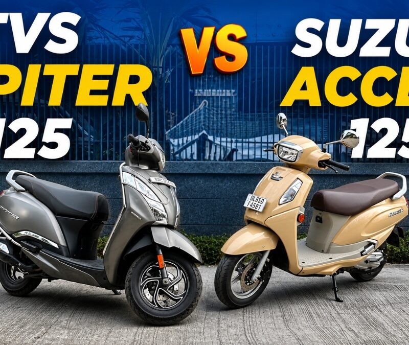 Suzuki Access 125 vs TVS Jupiter 125
